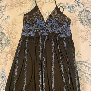 Le Chateau Black Maxi Halter Dress